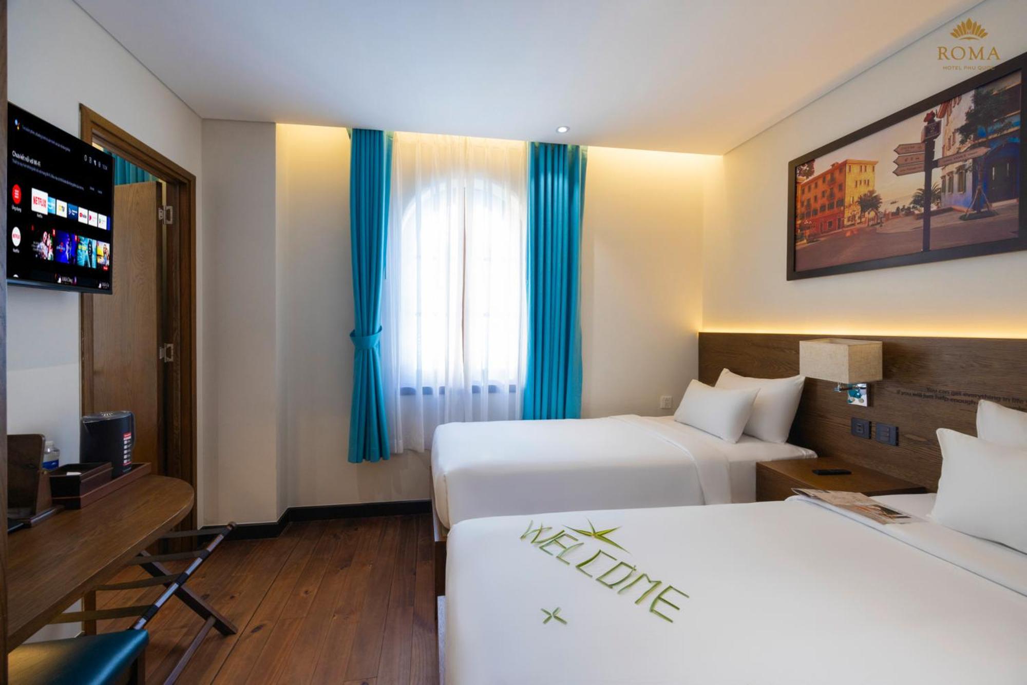 Roma Hotel Phu Quoc - Free Airport Shuttle & Sunset Town Tour ภายนอก รูปภาพ